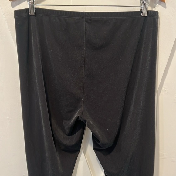 Eileen Fisher Velvet Pull On Skinny Pants Leggings Size Large - Picture 5 of 6